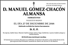 Manuel Gómez-Chacón Almansa